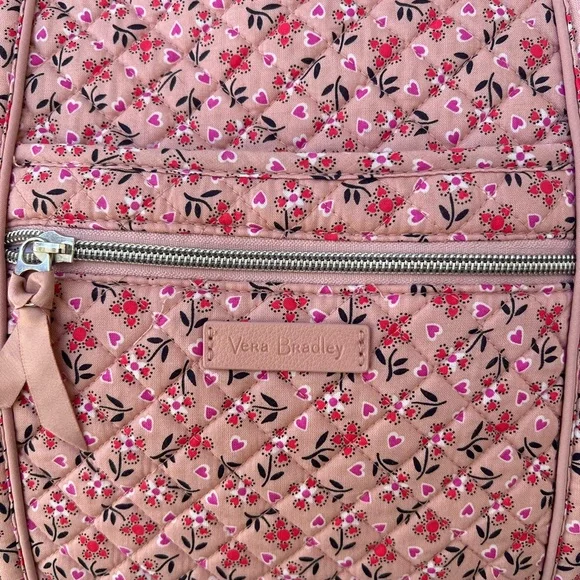 Vera Bradley Large Vera Tote in Sweethearts and Flowers - Picture 2 of 10